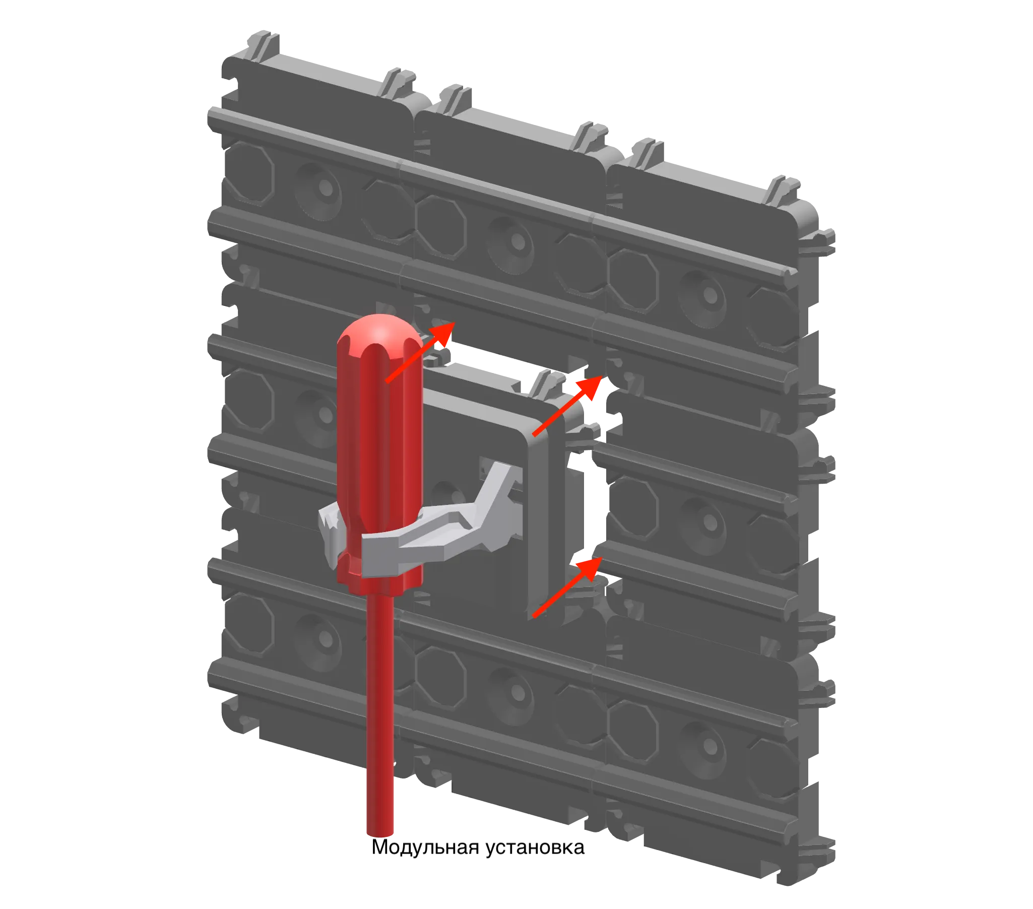 Держатель для инструментов с плавающим захватом